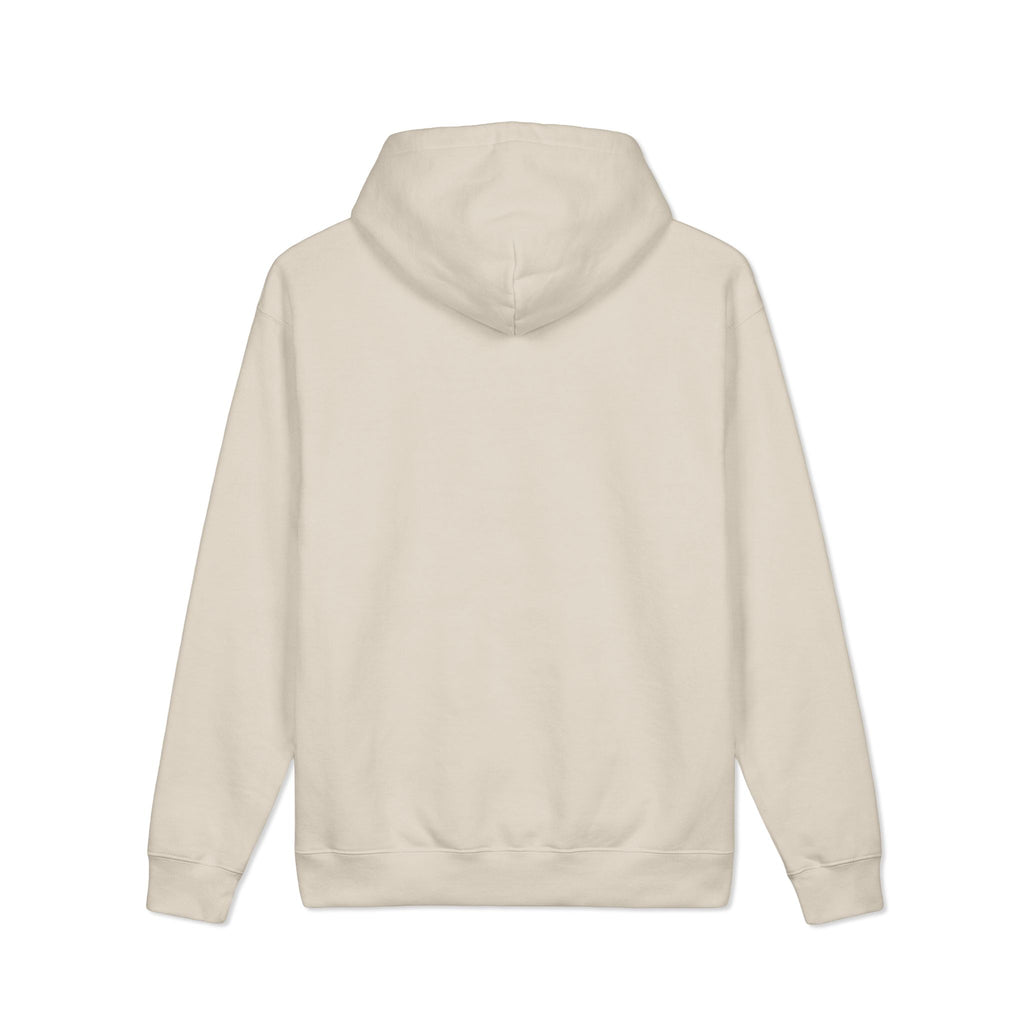 Black Cat Illustration Hoodie | Brown Pullover Sweatshirt