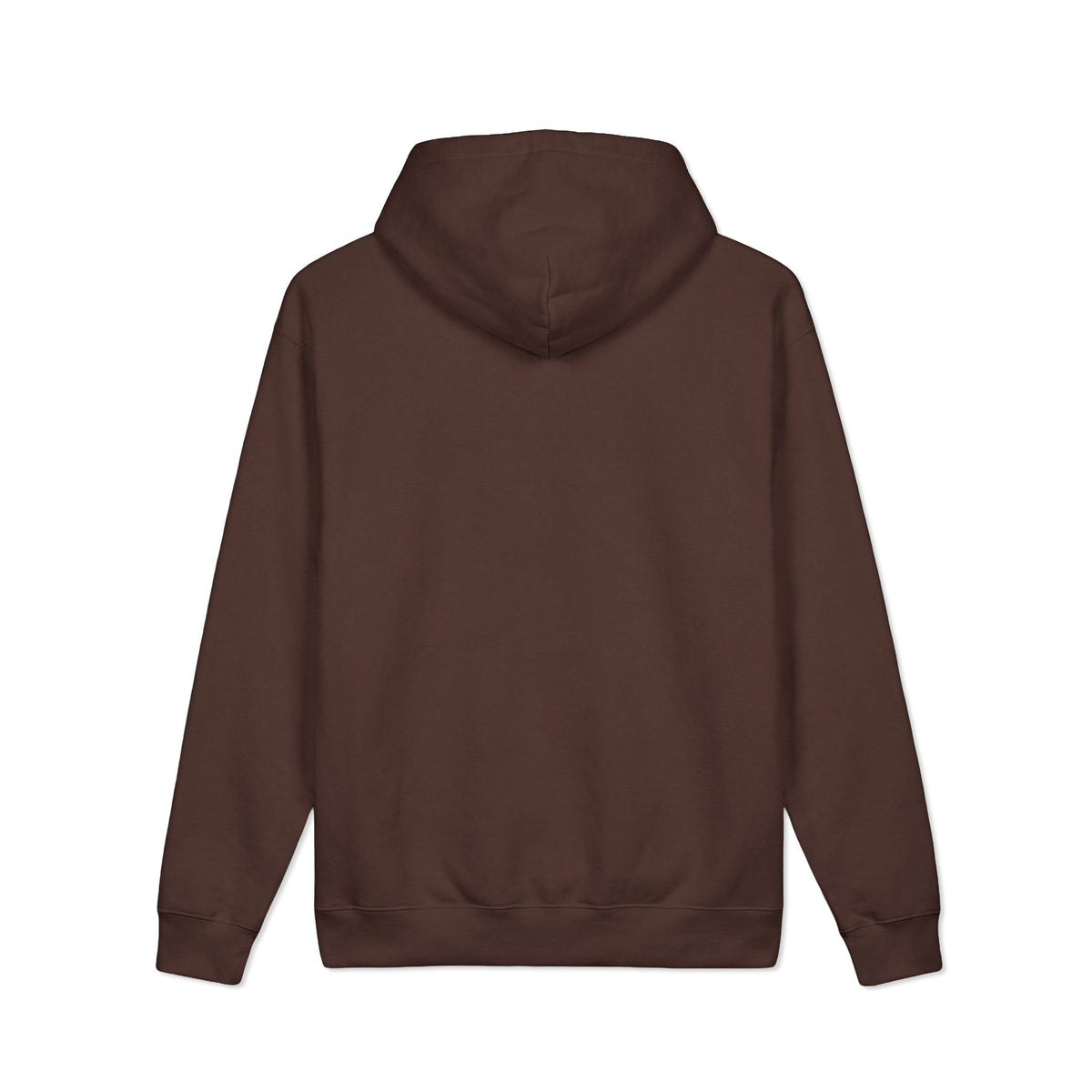 Black Cat Illustration Hoodie | Brown Pullover Sweatshirt
